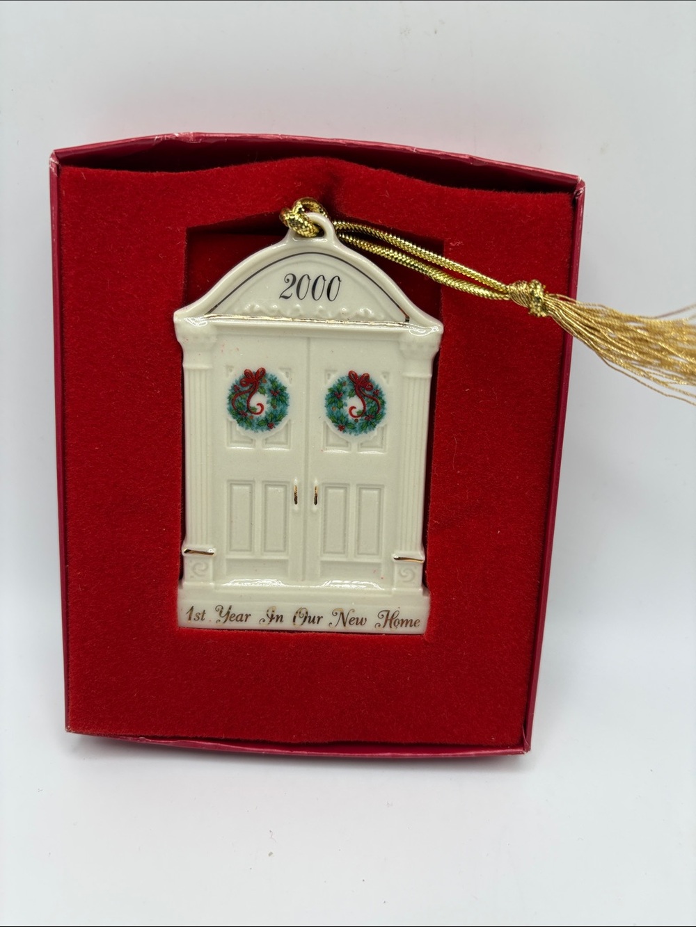 2000 Annual '1st Year In Our New Home' Holiday Door Ornament